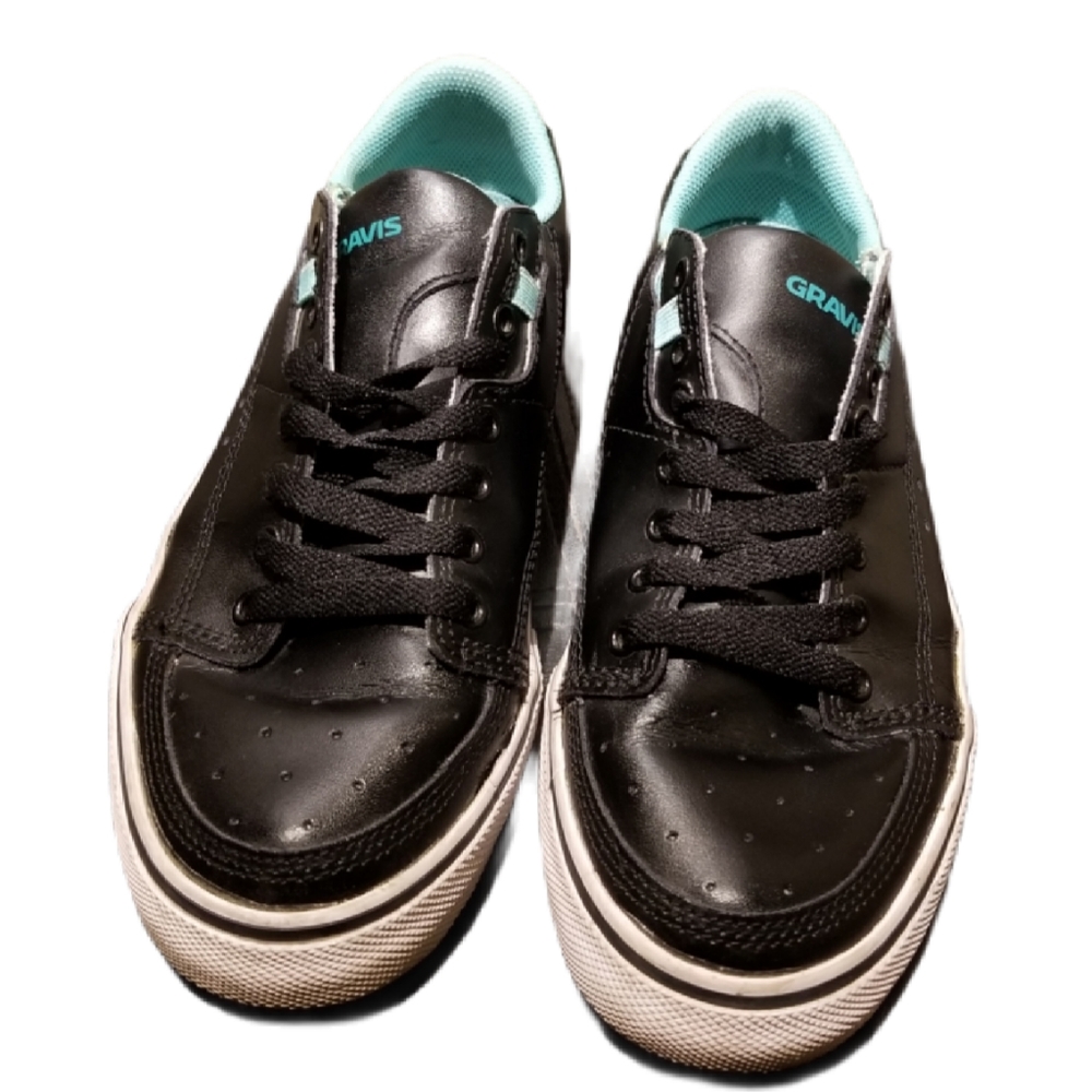 GRAVIS Women's Black & Teal Skater Shoes (Size 8) - Picture 5 of 14